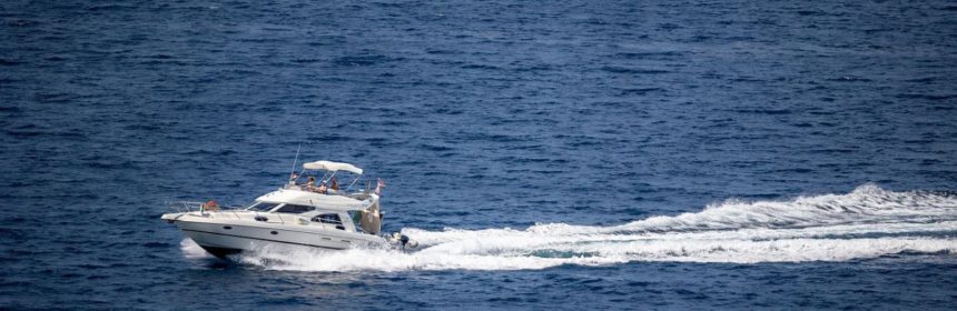 Boat in deep waters