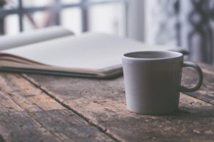 coffee and book